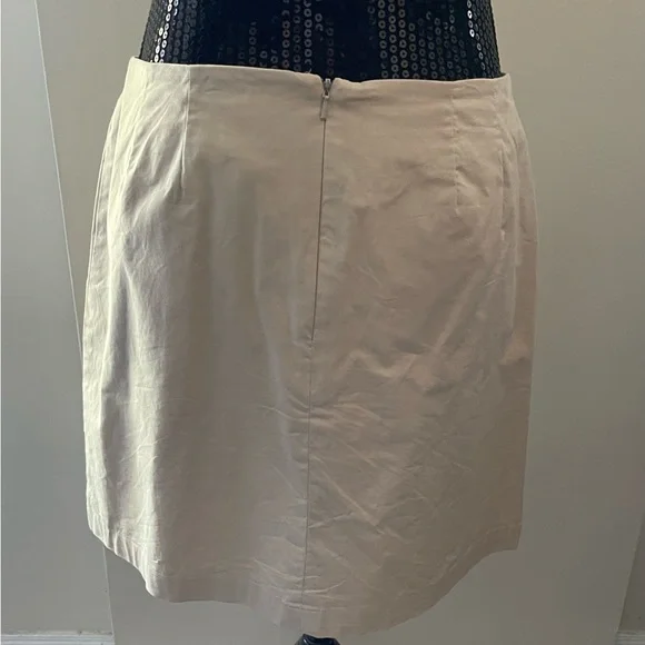 Vintage Y2K Gap Stretch Beige Skirt Size 10 - Picture 3 of 10